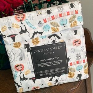 Cynthia Rowley • Halloween Sheet Set • FULL • NWT
